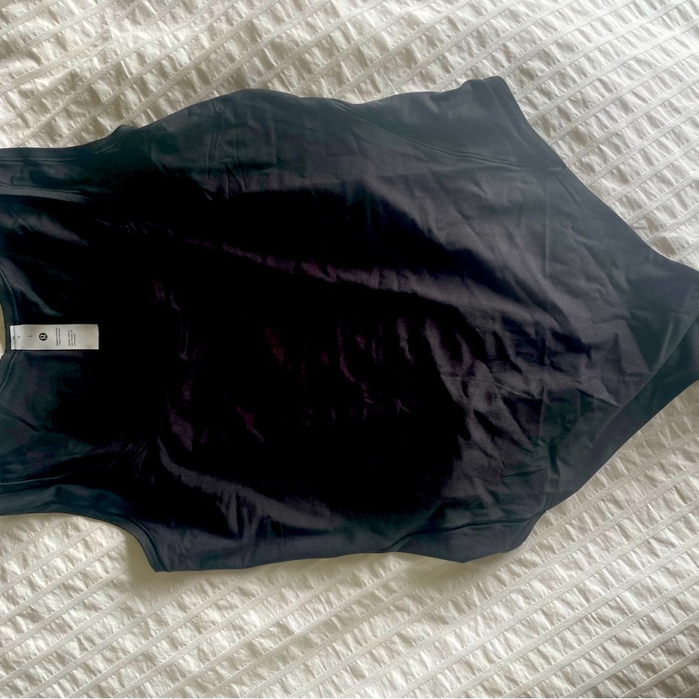 Lululemon wondermost ultra soft Bodysuit BLACK sz L